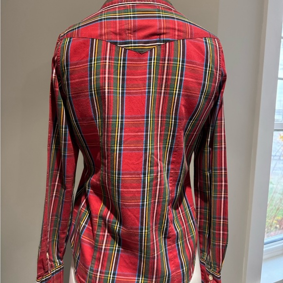 Plaid Button Down Shirt - Royal Stewart Red Tartan - Picture 2 of 10